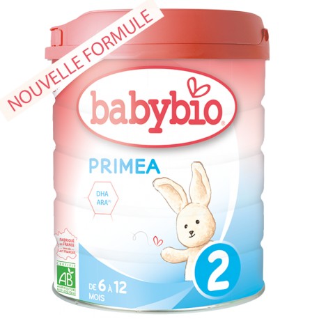 Primea 2 Lait Bio 6 à 12 Mois - 800g - Babybio