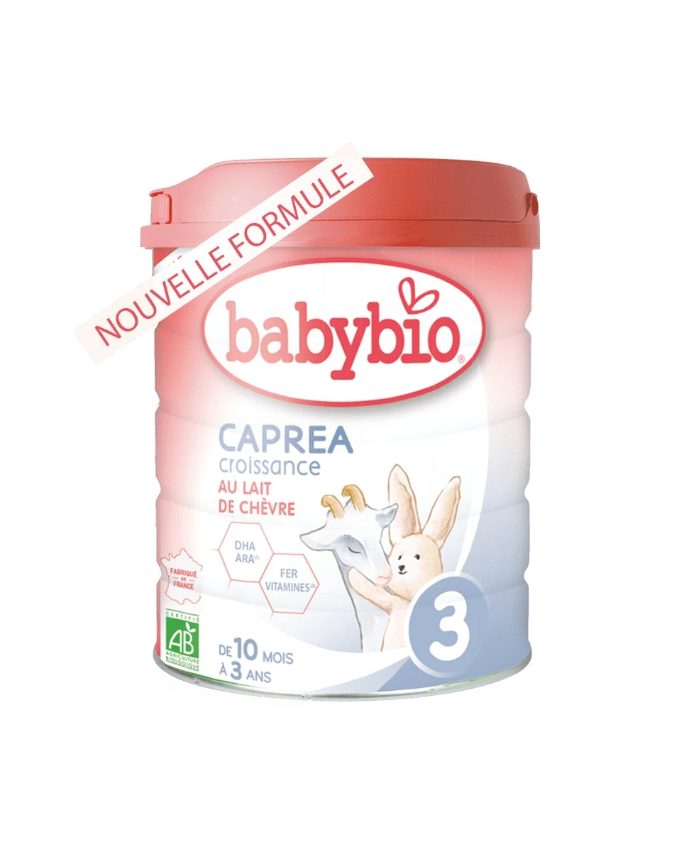 Caprea 3 Croissance Lait de Chèvre Bio 10 Mois à 3 Ans - 800g - Babybio