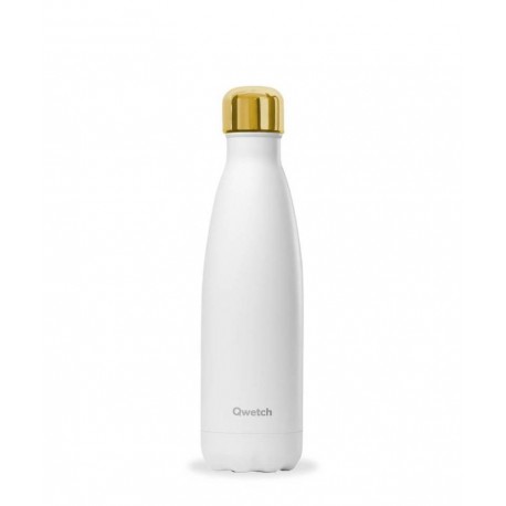 Bouteille Nomade Isotherme - White Gold - 500ml - Qwetch