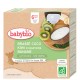 Brassé Lait de Coco Kiwi Banane - 4x85g - Babybio