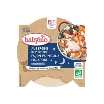 Assiette Aubergine Macaroni - 260g - Babybio