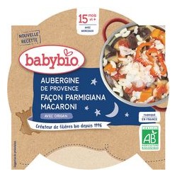 Assiette Aubergine Macaroni - 260g - Babybio