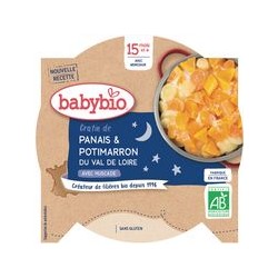 Assiette Gratin Panais Potimarron - 260g - Babybio