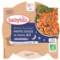 Assiette Patate Douce & Blé - 260g - Babybio