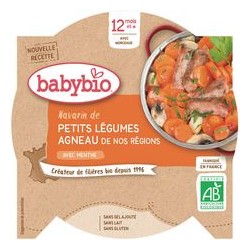 Assiette Navarin de Légumes & Agneau - 230g - Babybio