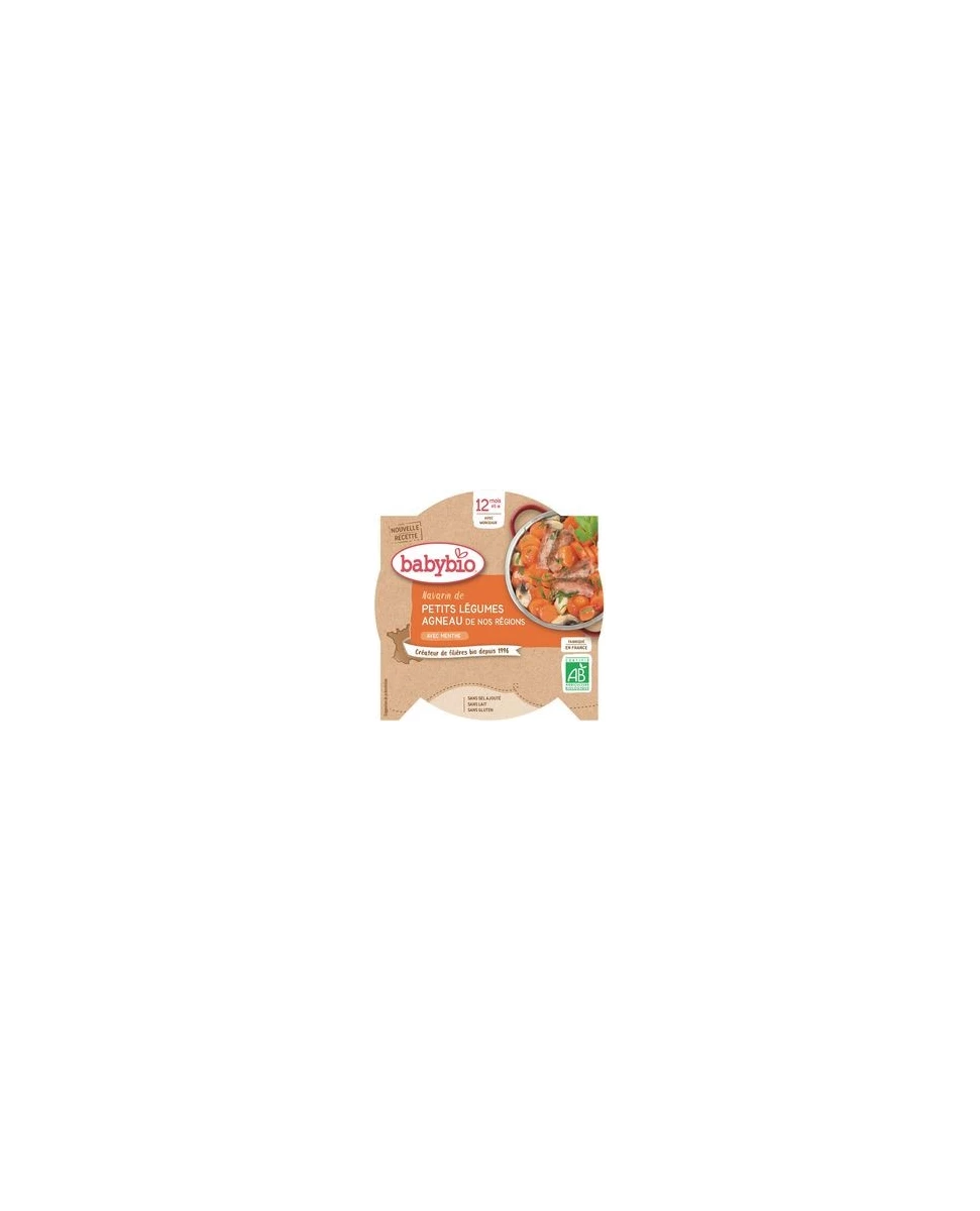 Assiette Navarin de Légumes & Agneau - 230g - Babybio