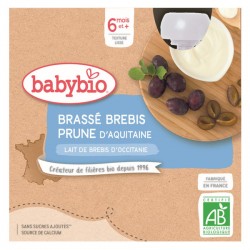Brasse Brebis Prune - 4X85g - Babybio