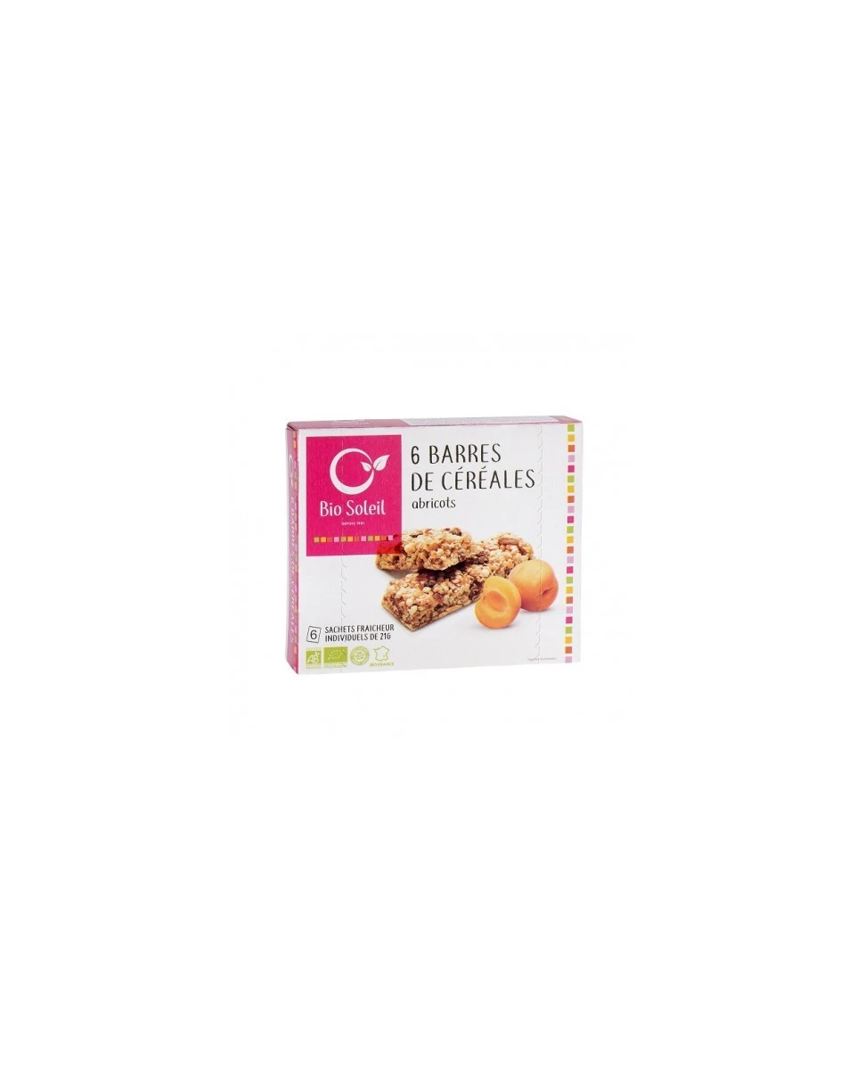 Barres de Céréales Abricots x6 - 125g - Biosoleil
