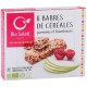 Barres de Céréales Pommes et Framboise x6 - 125g - Biosoleil