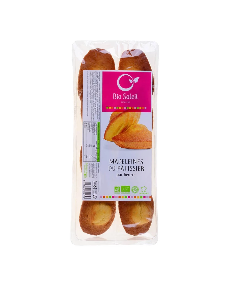 Madeleines Pur Beurre - 180g - Biosoleil