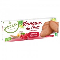 Langues de Chat Framboise - 100g - Bisson