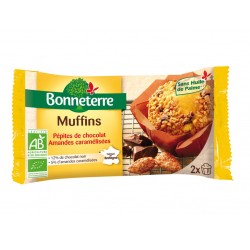 Muffins Chocolat Amandes - 180g - Bonneterre