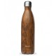 Bouteille Nomade Isotherme - Wood Brun - 750ml - Qwetch