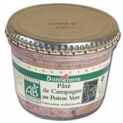 Pâté de Campagne au Poivre Vert 190g -Bonneterre