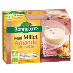 Mini Millet Amande Noisette - 3x20cl - Bonneterre