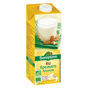 Boisson Riz Épeautre Amande - 1L - Bonneterre