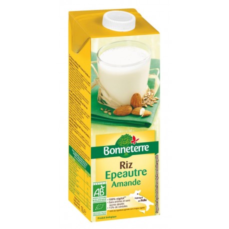 Boisson Riz Épeautre Amande - 1L - Bonneterre