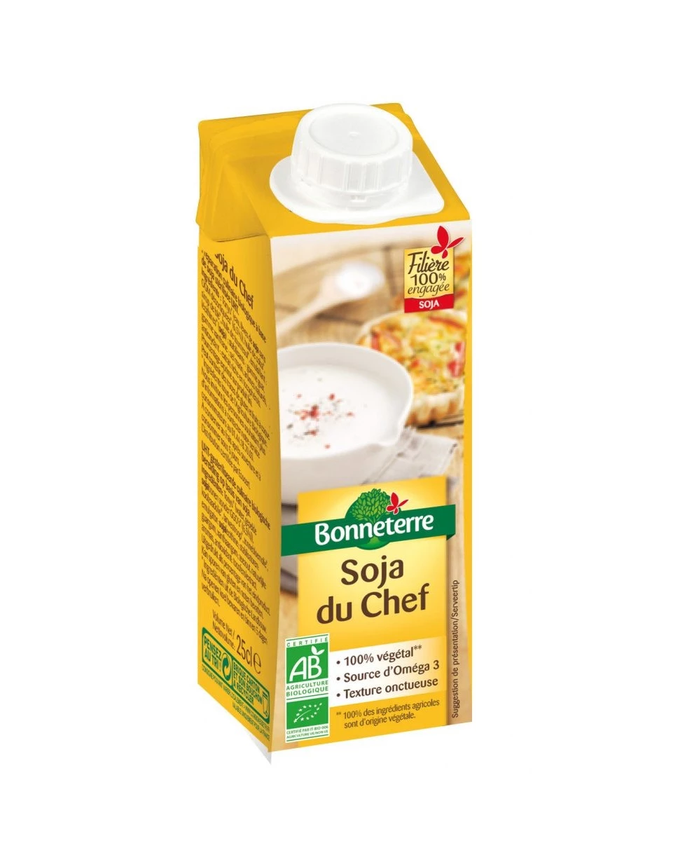 Crème Soja Du Chef - 25cl - Bonneterre