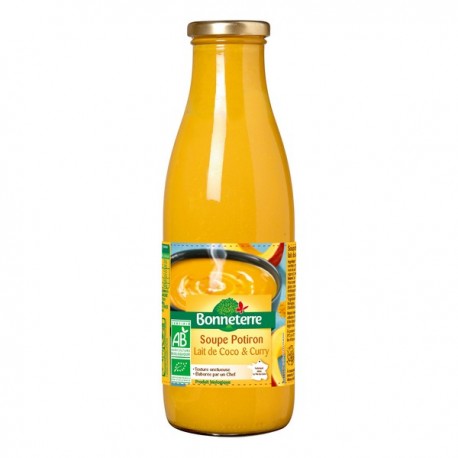 Soupe Potiron Coco Curry - 75cl - Bonneterre