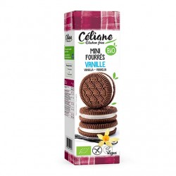 Mini Biscuits Fourrés Vanille - 125g - Céliane