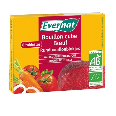 Bouillon Cube Boeuf 72g-Evernat