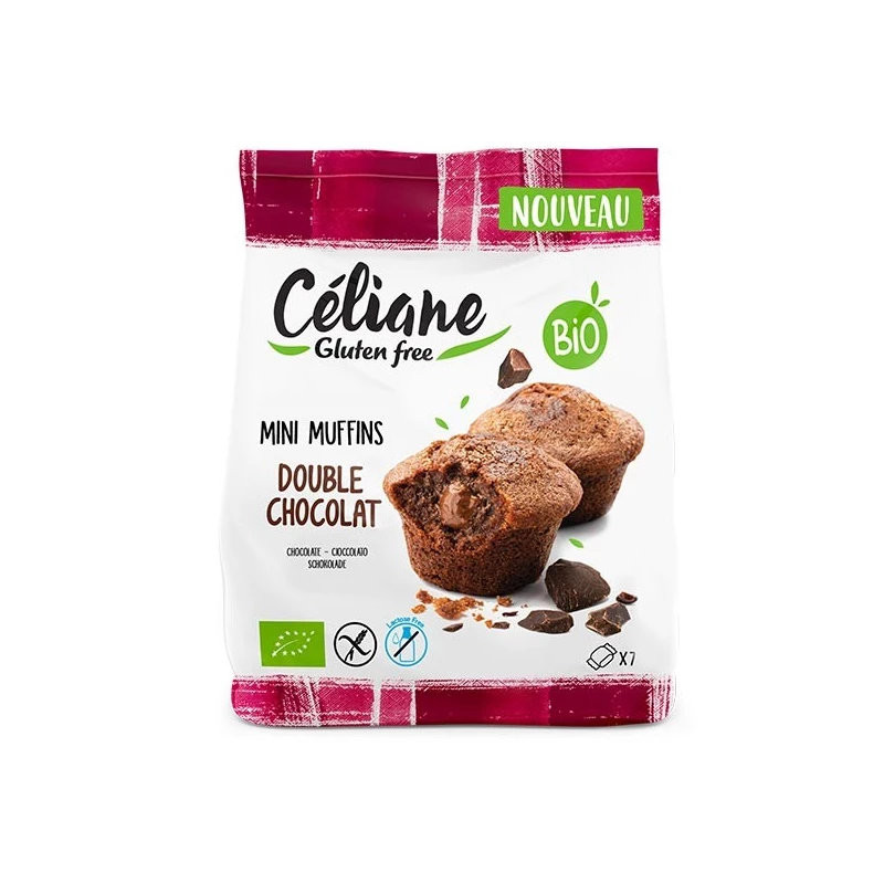 Mini Muffin Double Chocolat - 210g - Céliane