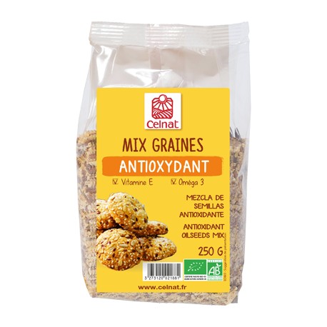 Mix Graines Antioxydant - 250g - Celnat