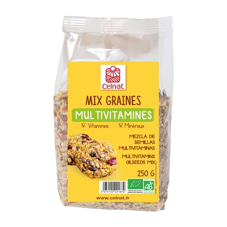 Mix Graines Multivitamines - 250g - Celnat