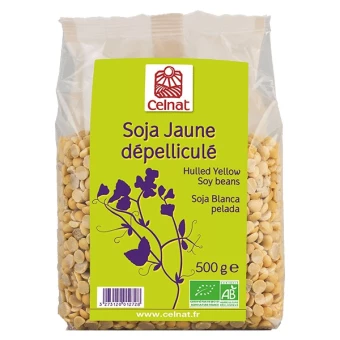 Soja Jaune Dépelliculé - 500g - Celnat