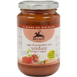 Sauce Tomate aux Légumes 350g-Alce Nero