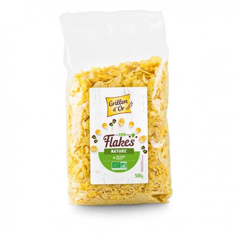 Corn Flakes Nature - 500gr - Grillon d'Or