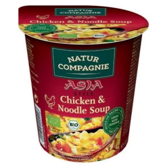 Soupe Asiatique de Poulet aux Pâtes 55g-Natur Compagnie