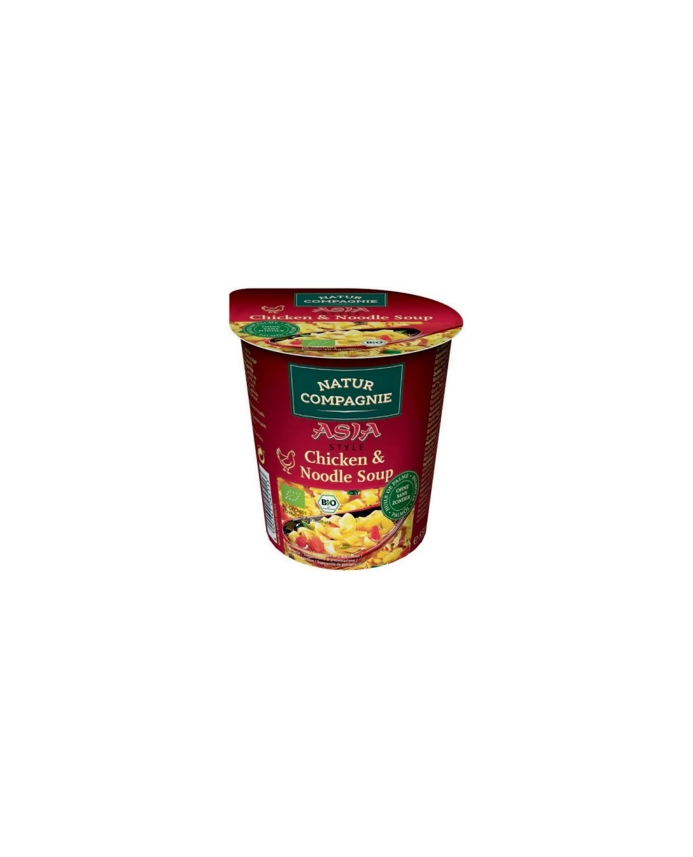 Soupe Asiatique de Poulet aux Pâtes 55g-Natur Compagnie