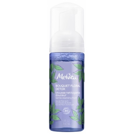 Mousse Nettoyante Légère Bouquet Floral Detox - 150ml - Melvita