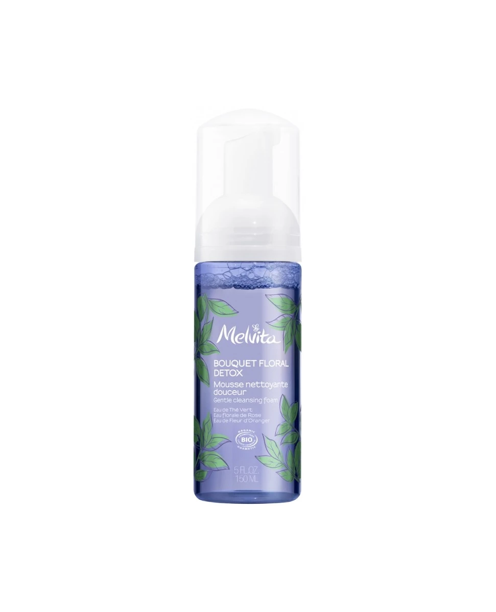 Mousse Nettoyante Légère Bouquet Floral Detox - 150ml - Melvita