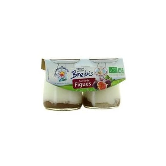 Yaourt Brebis Figues - 2x125g - Grandeur Nature