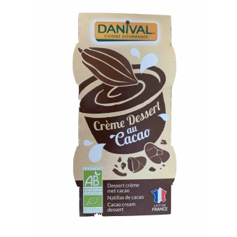 Crème Dessert Cacao - 2x100g - Danival