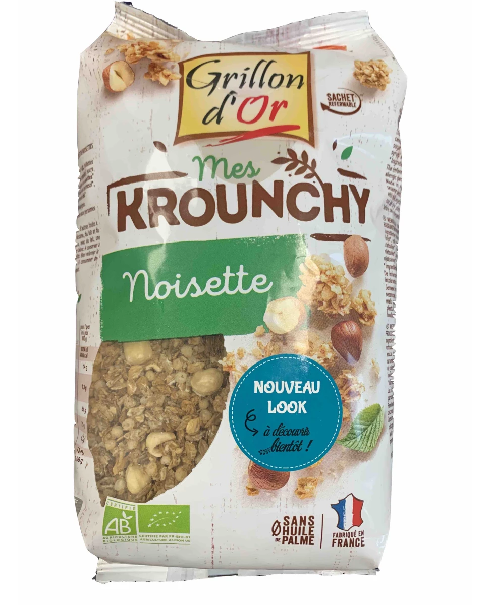 Krounchy Noisette - 500g - Grillon d'Or