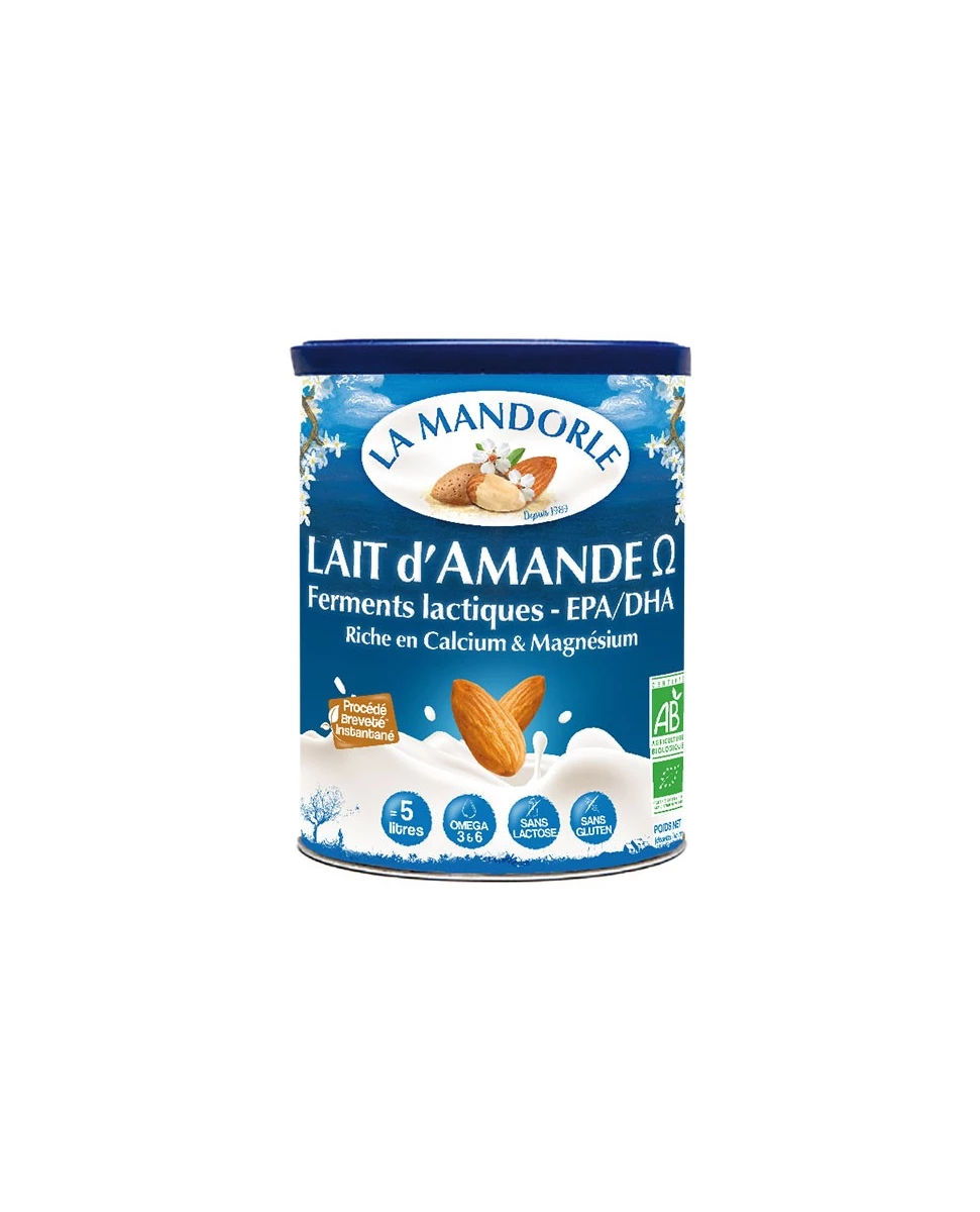 Lait en Poudre Amande Omega - 400g - La Mandorle