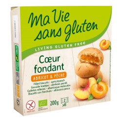 Coeur Fondant Abricot & Pêche - 200g - Ma Vie Sans Gluten