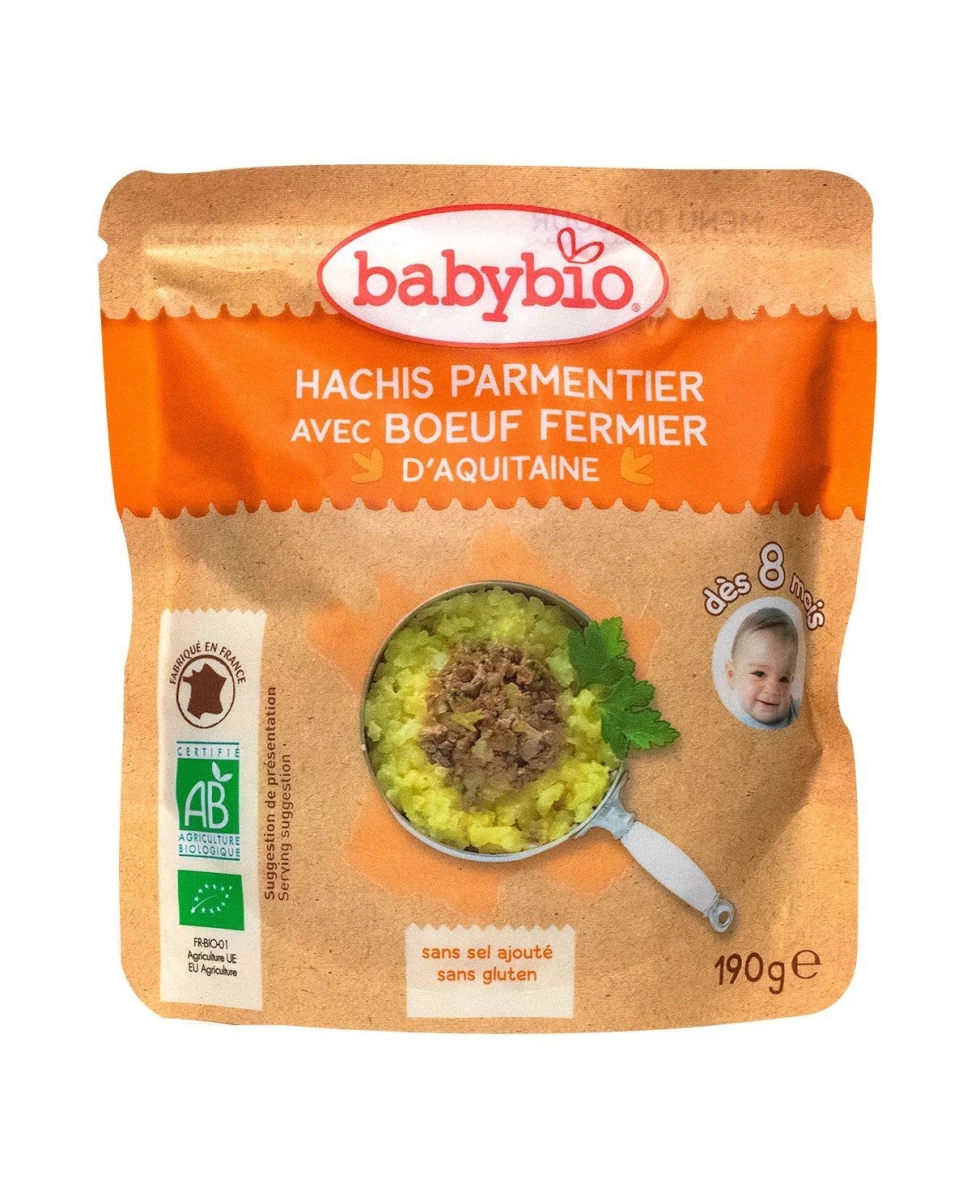 Sachet Hachis Parmentier Boeuf - 190g - Babybio