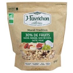 Muesli Tradition 30% de Fruits - 500g - Favrichon