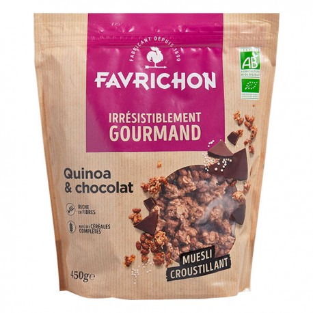 Muesli Quinoa & Chocolat - 450g - Favrichon