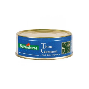 Thon Germon au naturel 139g -Bonneterre