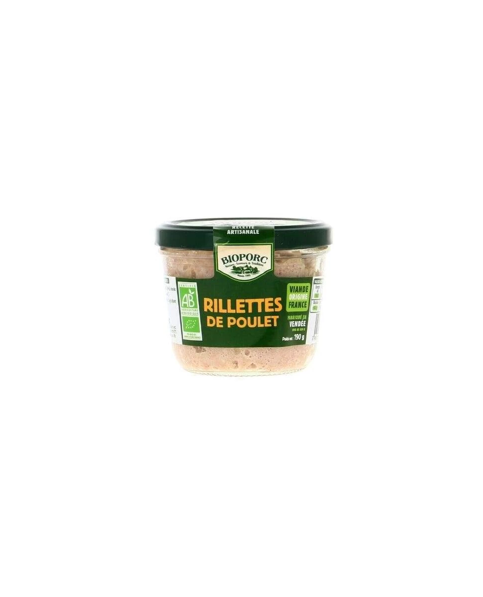 Rillettes poulet bioporc