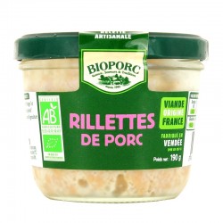 Rillette porc bioporc