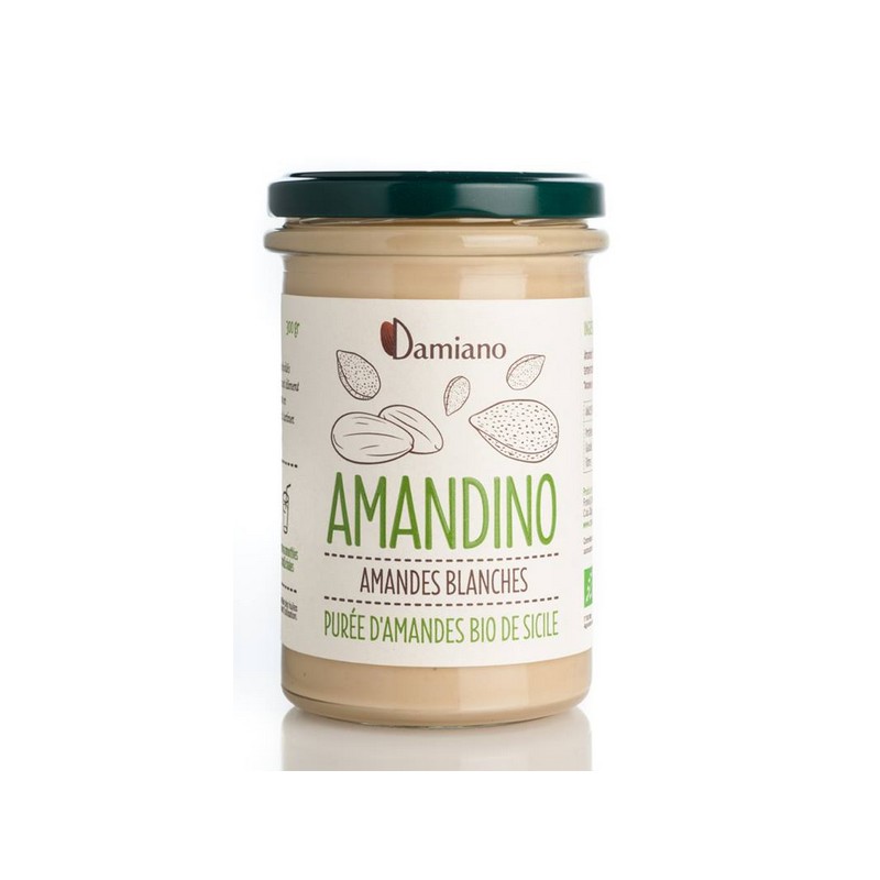 Amandino Purée d'Amandes Blanches Bio - 275g - Damiano