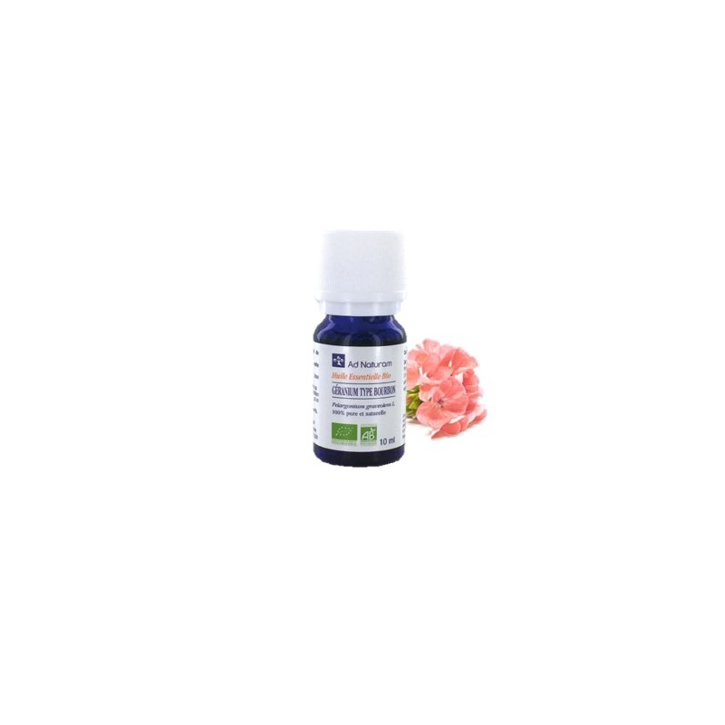 Huile Essentielle Geranium Rosat - 10ml - Ad Naturam