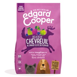 Croquettes Délicieux Chevreuil & Canard - 7kg - Edgard Cooper