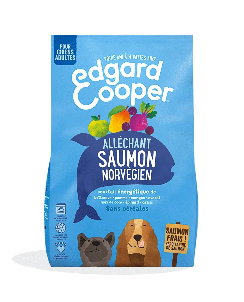 Croquettes Alléchant Saumon - 12kg - Edgard Cooper
